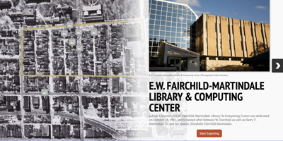 Linderman Library Timeline logo